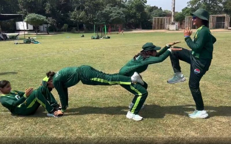 Pakistan Women's Strange Training Routine Confuses Everyone