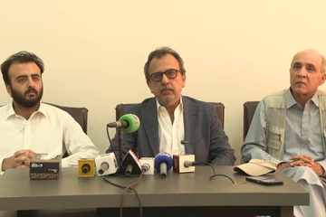 Awais Ahmed Khan Leghari - Press Conference