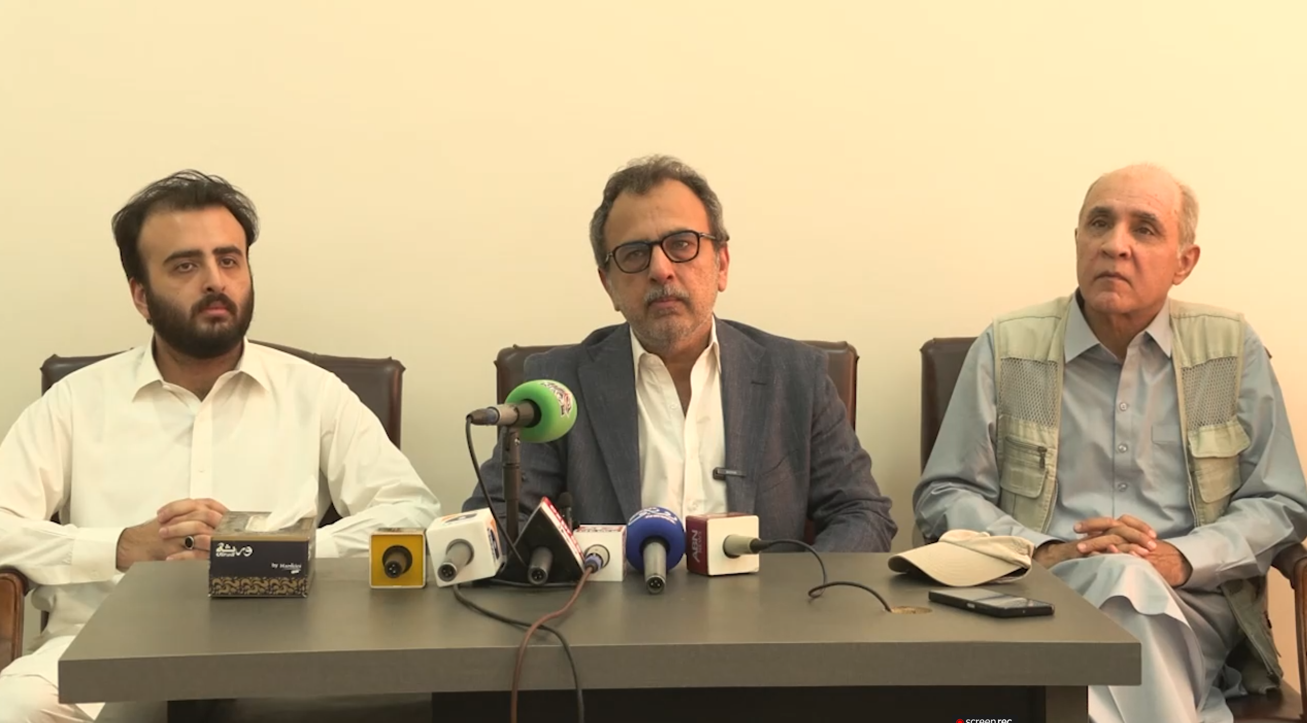 Awais Ahmed Khan Leghari - Press Conference