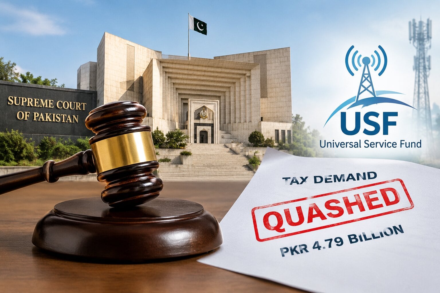 Supreme Court Quashes Pkr 4 79 Billion Tax Demand On Universal Service Fund